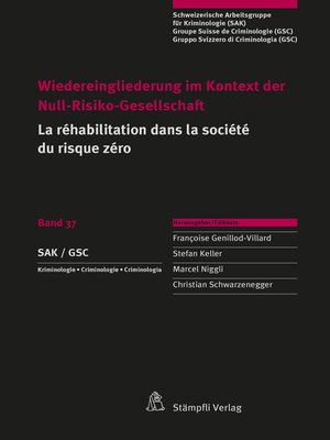 cover image of Wiedereingliederung im Kontext der Null-Risiko-Gesellschaft